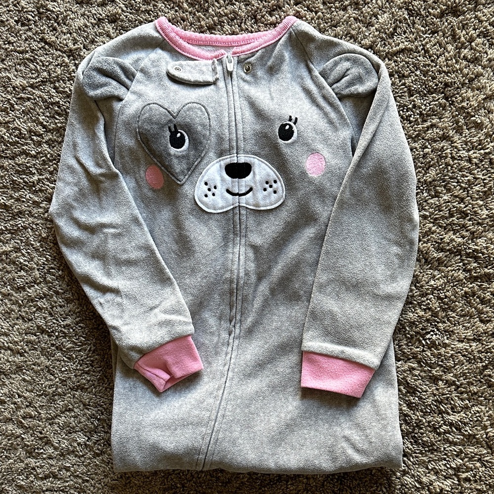 Carter's Gray and Pink Toddler Onesie
